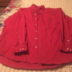 Ralph Lauren long sleeve reddish shirt smoke free